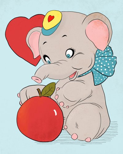 Éléphant de la Saint-Valentin, 2021 - Roberta Murray
