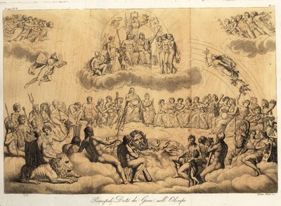 Principaux dieux grecs sur le mont Olympe - Roberto Freschi