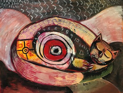 Sweet Dreams, c.2019 (gouache sur papier) - Roberto Munguia
