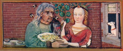 Septembre - un couple mal assorti, 15ème siècle, 1939 - Robinet Testard