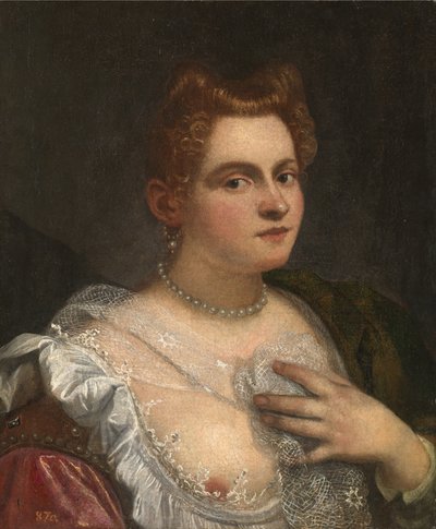 Autoportrait Jeune femme vénitienne, vers 1580 - Robusti