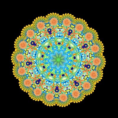Roue de poissons tropicaux - Robyn Parker