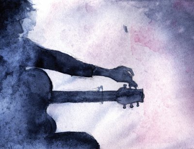 Guitariste à l
