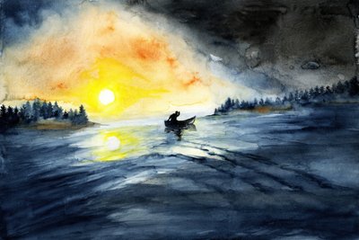 Canoë sur le lac Golden - RodMacIver