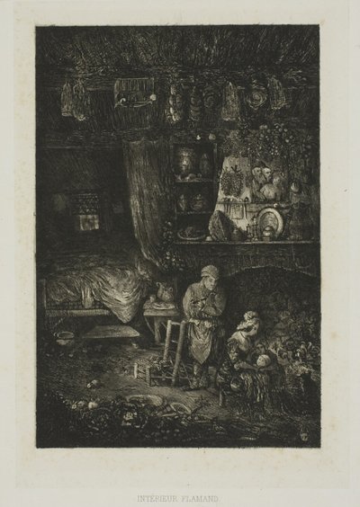 Intérieur flamand, de Revue Fantaisiste - Rodolphe Bresdin