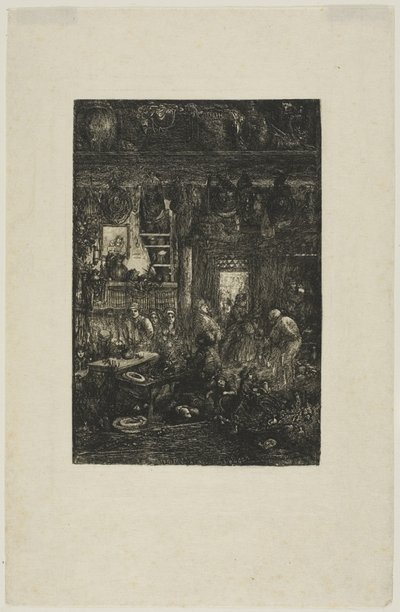 Intérieur moldave - Rodolphe Bresdin