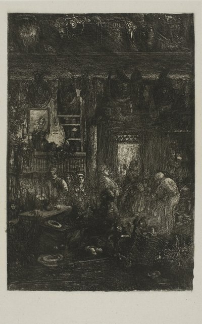 Intérieur moldave - Rodolphe Bresdin