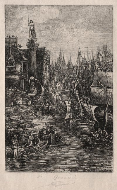 Mon rêve, 1883 - Rodolphe Bresdin