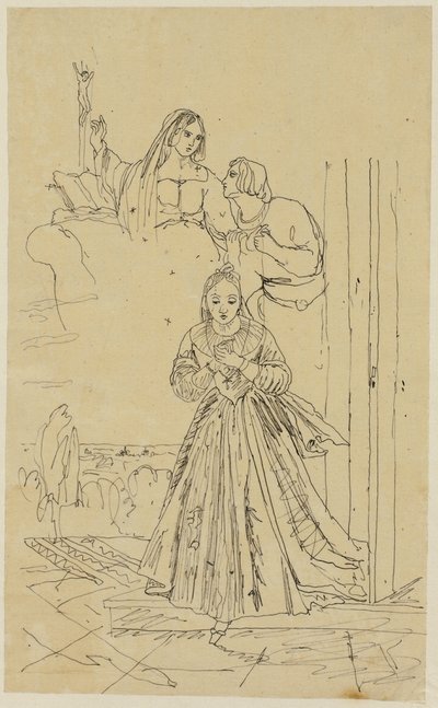 Se réfugier dans la prière - Rodolphe Bresdin