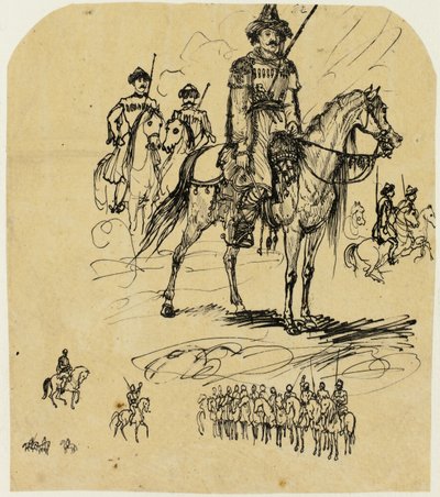 Cavalerie russe - Rodolphe Bresdin