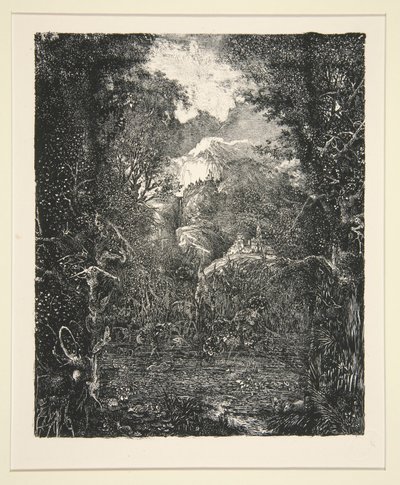 La Ville derrière le marécage - Rodolphe Bresdin