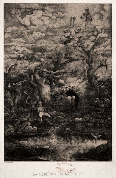 La Comédie de la Mort, 1854 - Rodolphe Bresdin