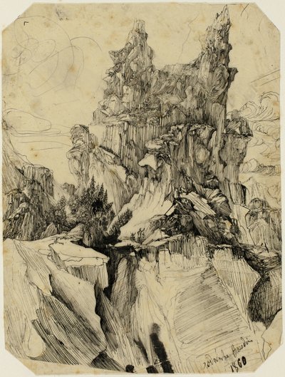 La crevasse - Rodolphe Bresdin