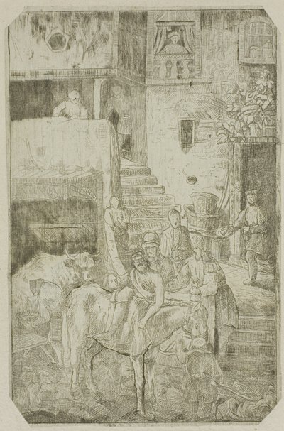 Le Bon Samaritain - Rodolphe Bresdin