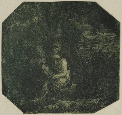 La Sainte Famille - Rodolphe Bresdin