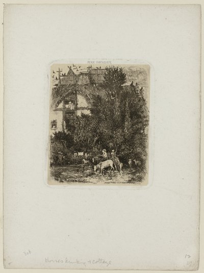 La Maison à la Façade Courbée, de Revue Fantaisiste - Rodolphe Bresdin