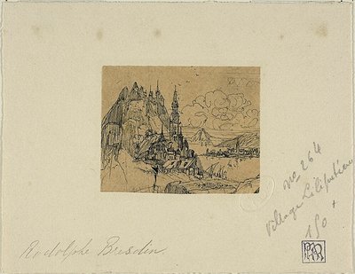 Le village lilliputien - Rodolphe Bresdin