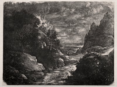 Le Ruisseau de Montagne - Rodolphe Bresdin