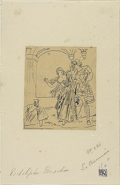 Le prisonnier - Rodolphe Bresdin