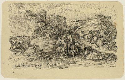 Les contrebandiers - Rodolphe Bresdin