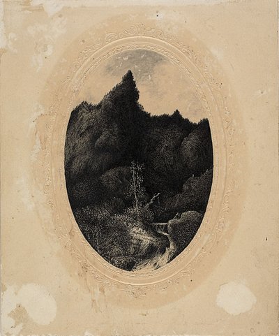 Le Voyageur dans les montagnes - Rodolphe Bresdin