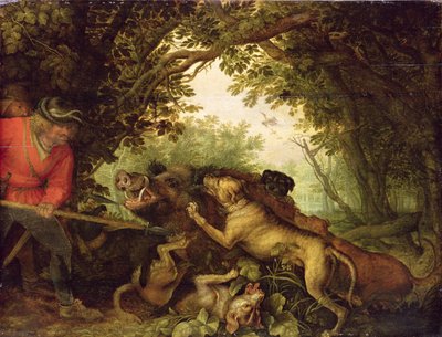 Chasse au sanglier, 1611 - Roelandt Jacobsz. Savery