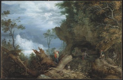 Paysage montagneux avec une entrée de mine, vers 1612-13 - Roelandt Jacobsz. Savery