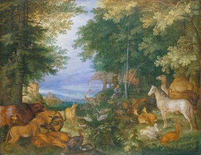 Orphée charmant les animaux avec sa musique - Roelandt Jacobsz. Savery