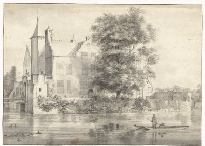 Vue de Huis te Rhoon, vue du sud - Roelant Roghman