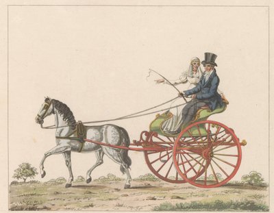 Chaise hollandaise, vers 1825 - Roelof van der Meulen