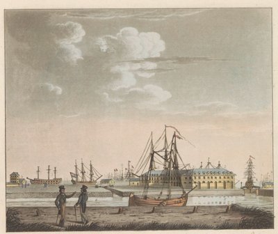 Vue de Willemsoord au helder près du Nieuwendiep, et L