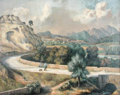 Paysage italien, vers 1922-25 - Roger Eliot Fry