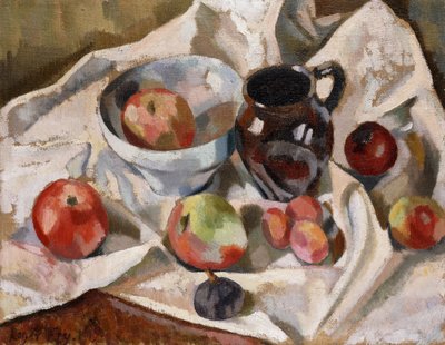 Nature morte avec pommes, prunes et cruche, 1919 - Roger Eliot Fry
