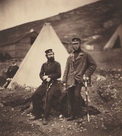 Capitaine Graham et Capitaine MacLeod, 42e Régiment - Roger Fenton
