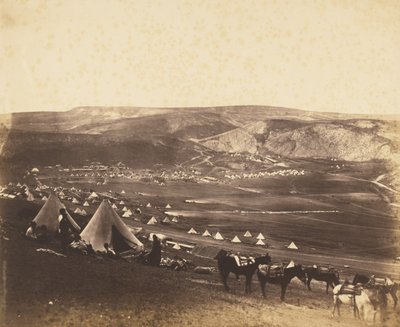 Camp de cavalerie, Balaklava - Roger Fenton