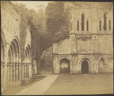Abbaye de Fountains, coin sud-est du cloître - Roger Fenton