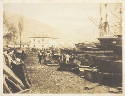Landing Place, Ordnance Wharf, Balaklava - Roger Fenton
