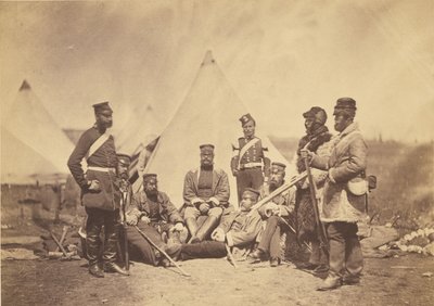 Officiers et hommes du 89e régiment. - Roger Fenton