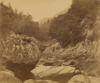 Roches dans le Lwgwy : Bettws-y-Coed. - Roger Fenton