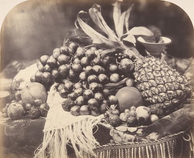Nature morte avec fruits, 1860 - Roger Fenton