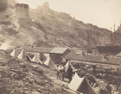 Le château génois, Balaklava, 1855 - Roger Fenton