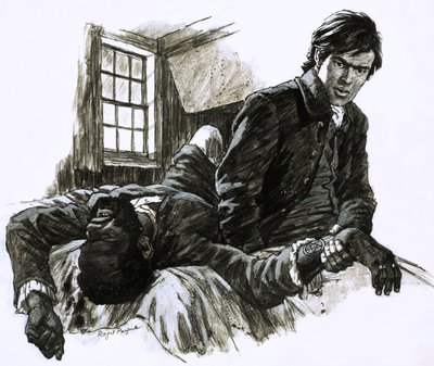 Un ennemi inconnu, illustration de la série La marque du pentagramme - Roger Payne