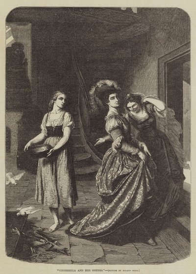 Cendrillon et ses sœurs (gravure) - Roger Payne
