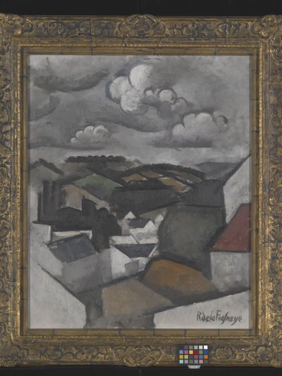 Paysage avec un village, les collines au-delà de Meulan - Roger de La Fresnaye