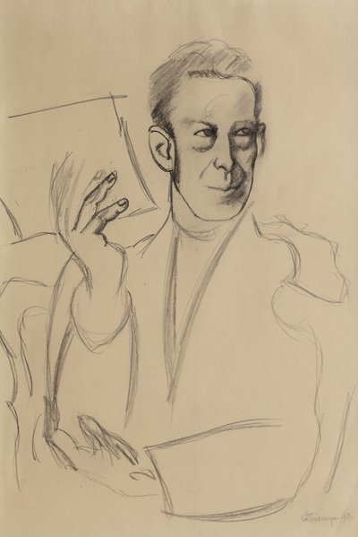 Étude pour le portrait de Jean-Louis Gampert - Roger de La Fresnaye