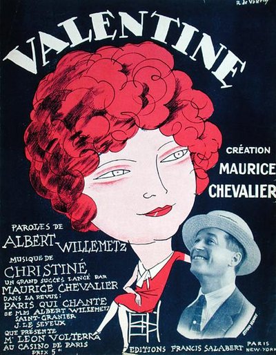 Couverture de la partition de la célèbre chanson 
