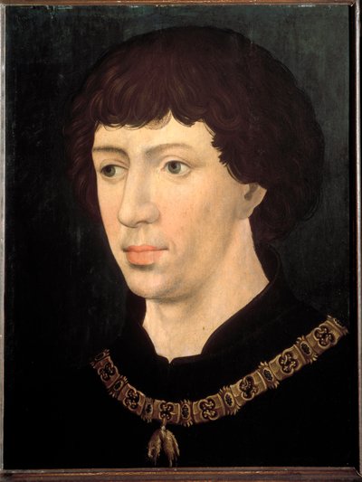 Portrait de Charles le Téméraire - Rogier van der (follower of) Weyden