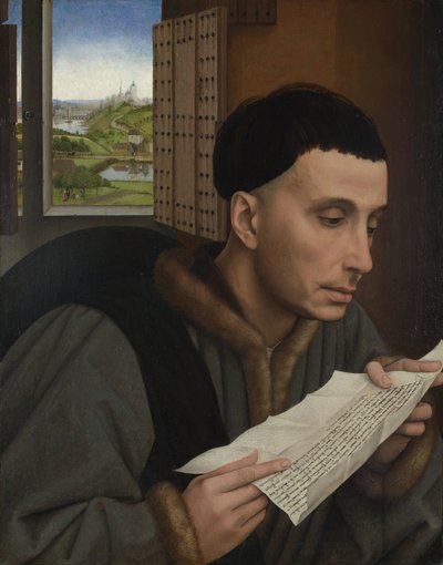 Un homme lisant (Saint Yves?), vers 1450 - Rogier van der (workshop of) Weyden