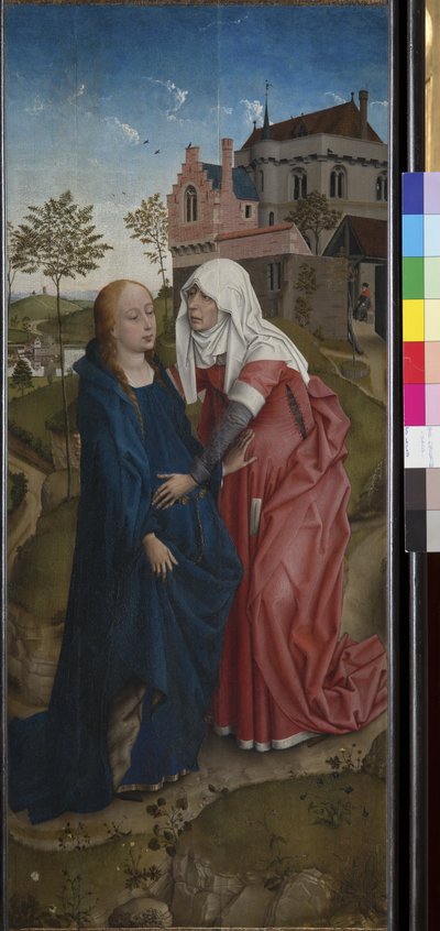 La Visitation, c.1435 - Rogier van der (workshop of) Weyden