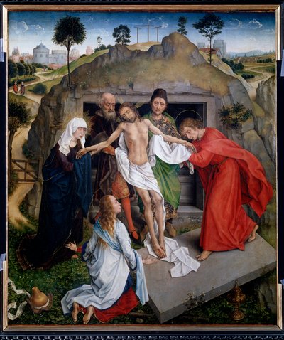 Déposition au sépulcre Lamentation du Christ - Rogier van der Weyden